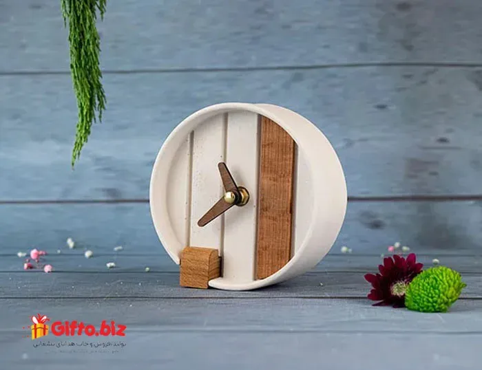 ساعت رومیزی بتنی دلسا GB071