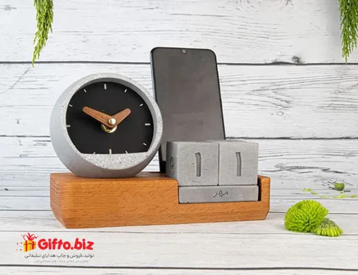 ست رومیزی بتنی چوبین GB081