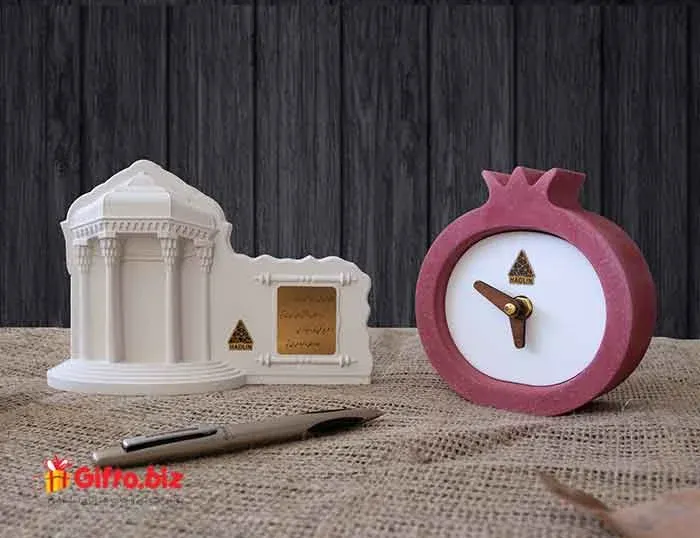 ست تندیس و ساعت بتنی پک یلدا