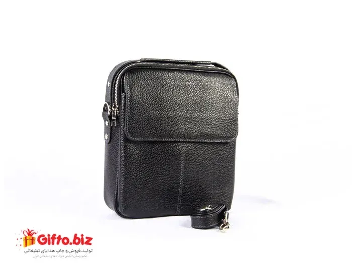 کیف دوشی مردانه چرم طبیعی SA08