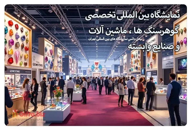 نمایشگاه بین المللی تخصصی گوهرسنگ ها ، ماشین آلات و صنایع وابسته