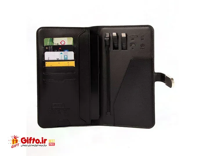 ست کیف پول و پاور بانک PB101