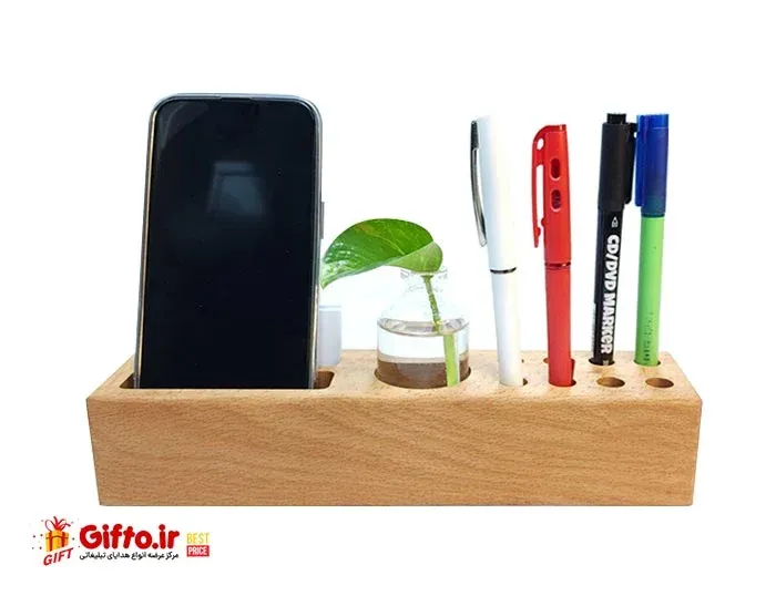 جاقلمی رومیزی چوبی ZA309