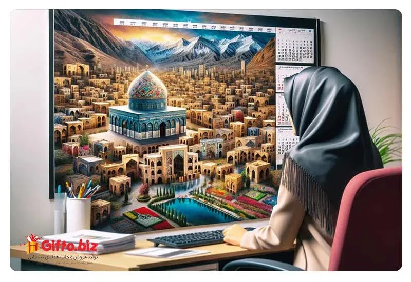 قیمت تقویم دیواری تبلیغاتی