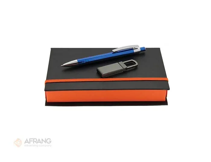 ست جاکلیدی و خودکار GS22 پورتک تبلیغاتی با چاپ لوگو اختصاصی — ست هدیه تبلیغاتی | گیفتو