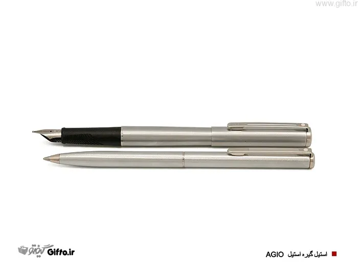 قلم Agio استیل گیره استیل شیفر