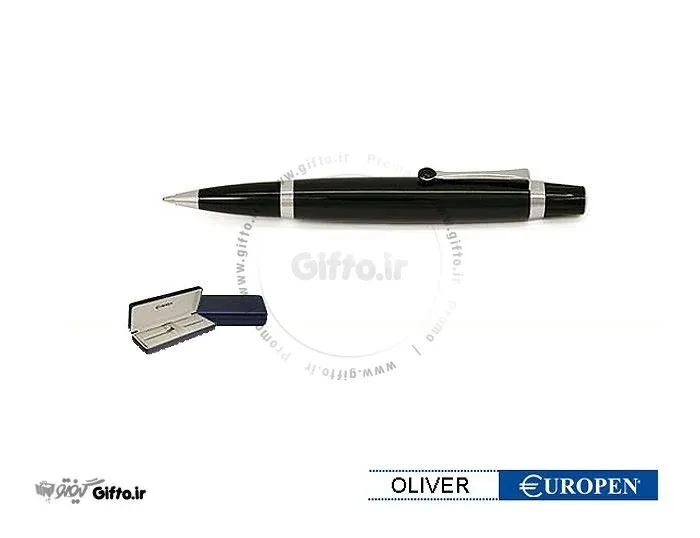 قلم Oliver یوروپن تبلیغاتی با چاپ لوگو اختصاصی — خودکار تبلیغاتی | گیفتو