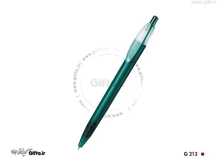 خودکار پلاستیکی فشاری تبلیغاتی ۲۱۳ با چاپ لوگو اختصاصی — خودکار پلاستیکی تبلیغاتی | گیفتو