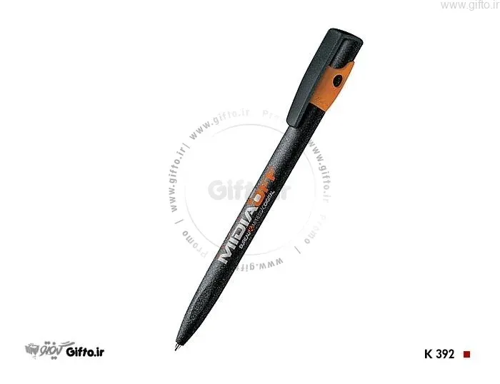 خودکار پلاستیکی فشاری تبلیغاتی ۳۹۲ با چاپ لوگو اختصاصی — خودکار پلاستیکی تبلیغاتی | گیفتو