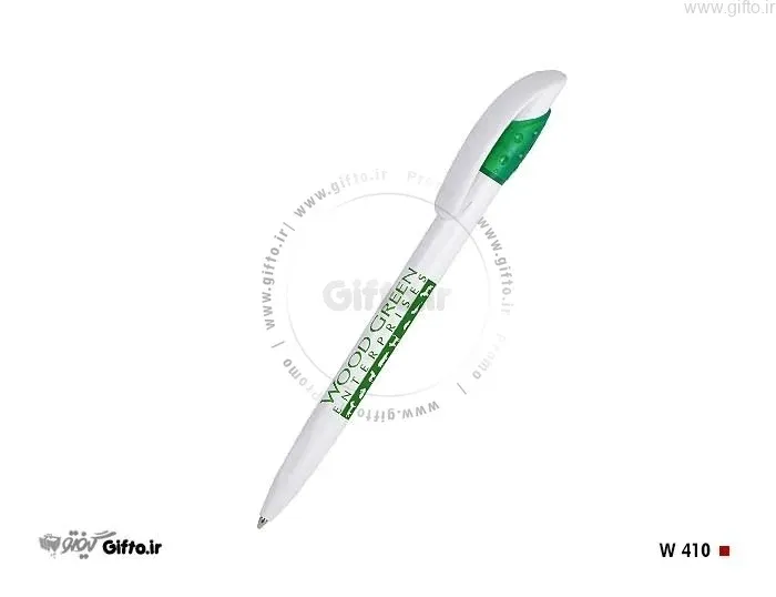خودکار پلاستیکی فشاری تبلیغاتی ۴۱۰ با چاپ لوگو اختصاصی — خودکار پلاستیکی تبلیغاتی | گیفتو