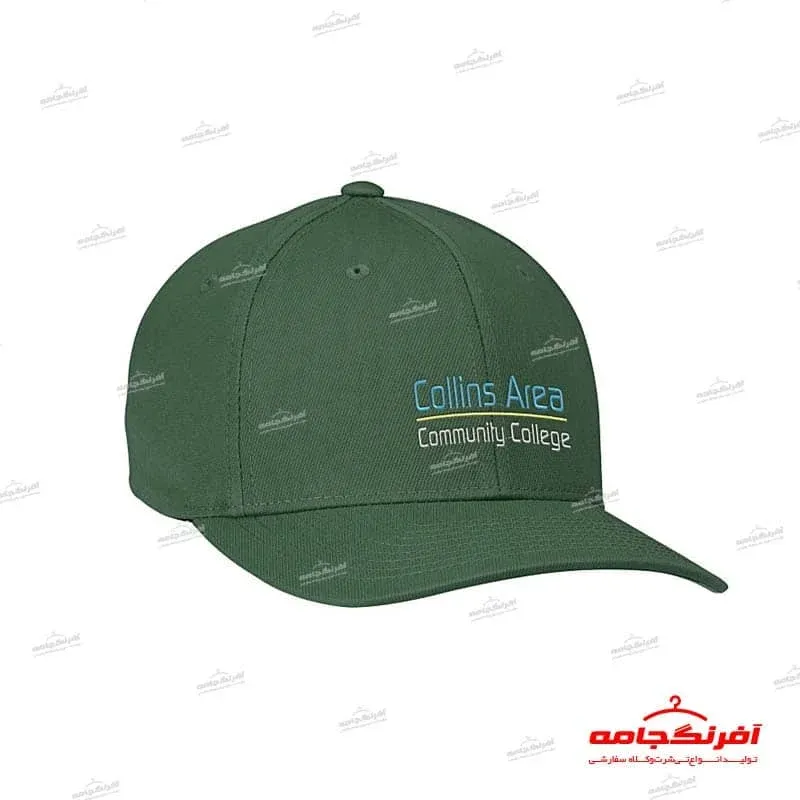 کلاه تبلیغاتی کتان GP5 - کلاه تبلیغاتی با چاپ و گلدوزی کلاه | گیفتو