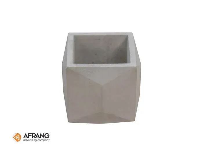 گلدان بتنی مدل Cubo