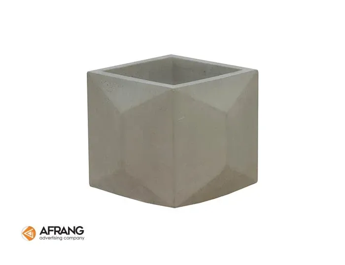 گلدان بتنی مدل Cubo