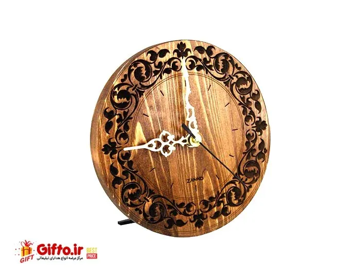 ساعت رومیزی چوبی Za201