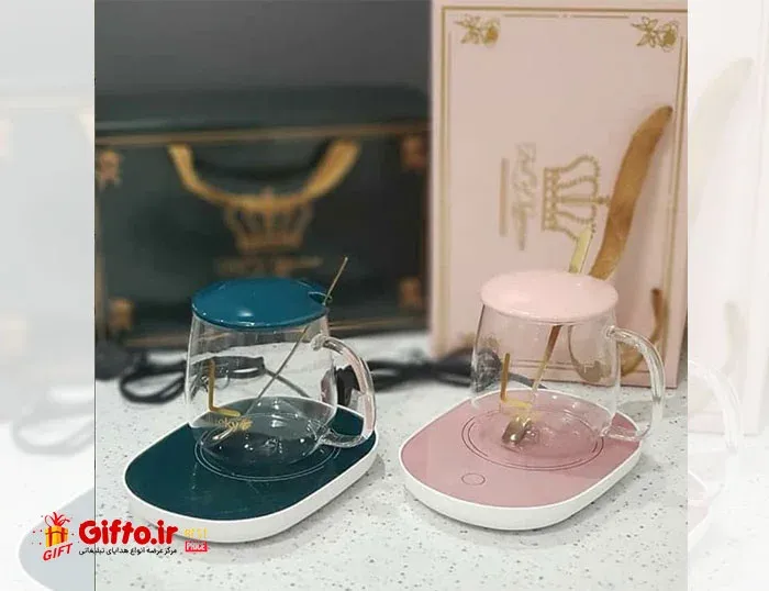 ماگ هیتردار مدل MH02 با چاپ لوگو اختصاصی — لیوان سرامیکی تبلیغاتی | گیفتو
