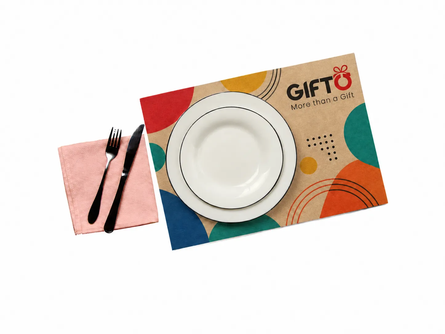 Table Mat(زیر بشقابی-زیر سینی)کرافت80گرم چهار رنگ