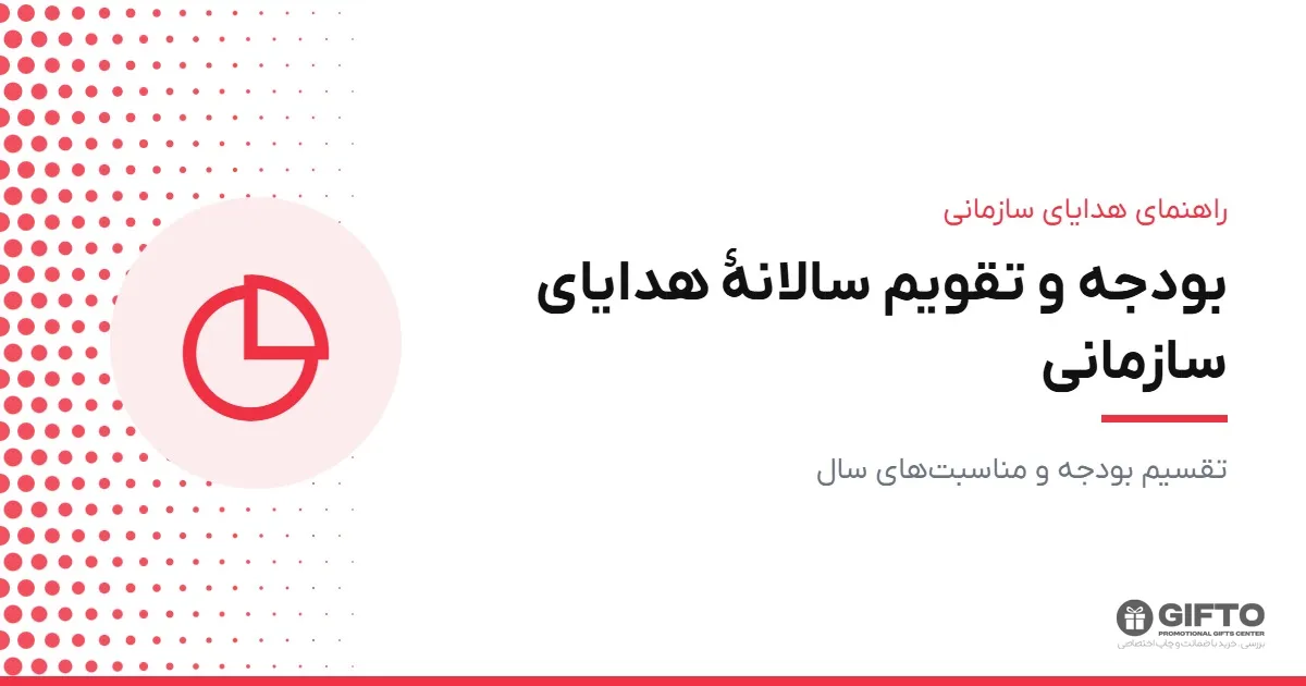 برنامه‌ریزی بودجه و تقویم سالانهٔ هدایای سازمانی